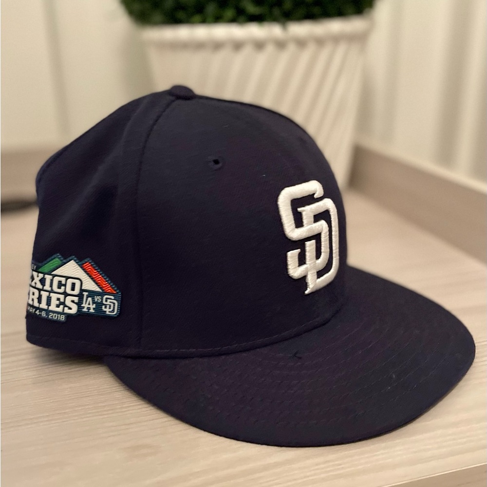 New Era 59FIFTY San Diego Padres 2018 Monterrey Mexico Series Blue Fitted 7 1/2